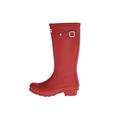 Hunter Boy's Unisex Original Kids Boots, Military red, 2 UK Child