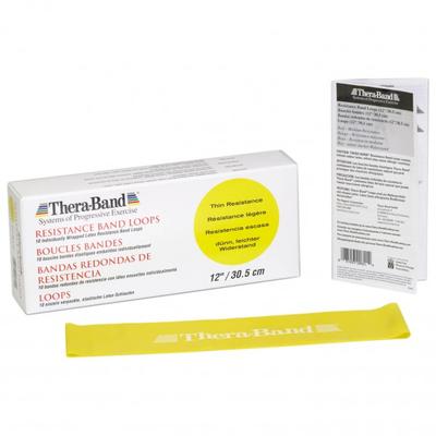 TheraBand - Loop - Fitnessband Gr Ø 13 cm / 7,6 cm x 20,5 cm weiß