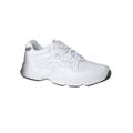 Women's Stability Walker Sneaker by Propet in White Leather (Size 8 X(2E))