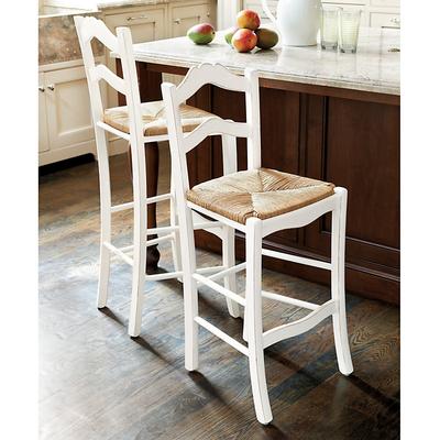 Lemans Stools - Rubbed White, Counter Stool 24 1/4