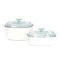 Corningware StoveTop Pyroceram Just White Casserole Set of 4 by CorningWare (A-423C-JW)