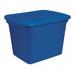 STERILITE 17317408 Storage Tote, Blue, Polypropylene, 23 1/2 in L, 18 3/8 in W,