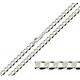 Christopher James of London CJoL - Solid 925 Sterling Silver 30" (76cm) 5.2mm Wide Flat Curb Chain In Gift Box - 20.1g