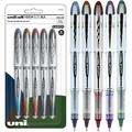 Uniball Vision Elite BLX Rollerball Pens Assorted Pens Pack of 5 Bold Pens with 0.8mm Ink Ink Black Pen Pens Fine Point Smooth Writing Pens Bulk Pens and Office Supplies