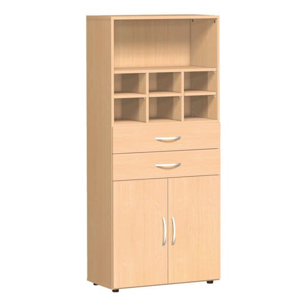 Geramöbel Mehrzweckschrank »New York« braun, 80x181x42 cm