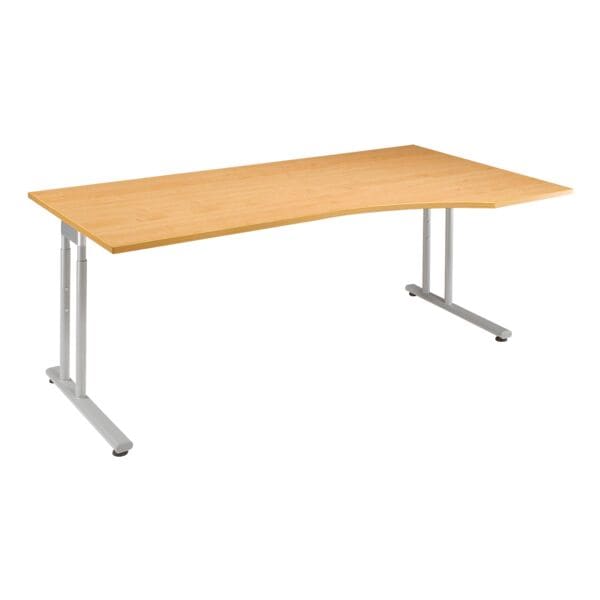 Geramöbel PC-Arbeitstisch »Lissabon« 180 cm rechts braun, 180x82x100 cm