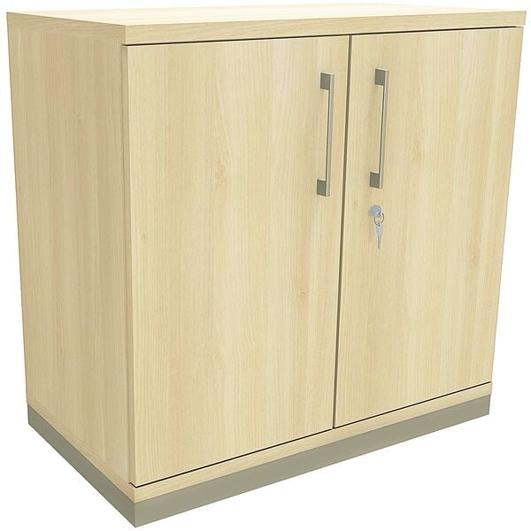 fm Büromöbel Aktenschrank abschließbar für 2 Ordnerhöhen Breite 80 cm »Oldenburg« königsahorn, 80x78.1x44.2 cm