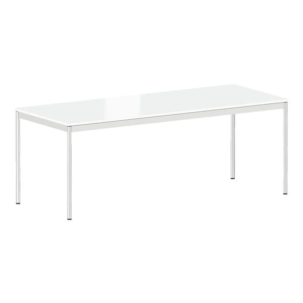 viasit Schreibtisch »System 4, extra lang« (ca. 200 cm) weiß, 200x76x100 cm