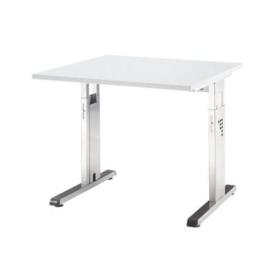 HAMMERBACHER Schreibtisch »O-Line« 80 cm grau, 80x82x80 cm