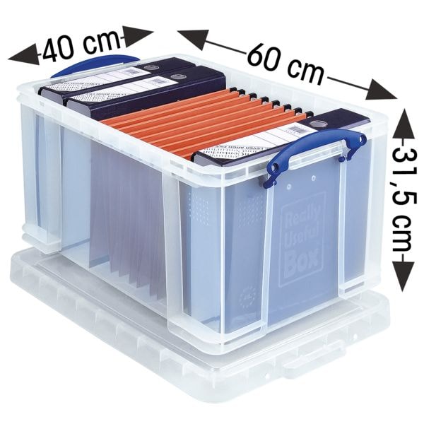 Really Useful Box Ablagebox 48 Liter transparent, 60x31.5x40 cm Image