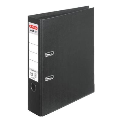 Ordner »maX.file protect plus« breit schwarz, Herlitz, 8x31.8x28.5 cm