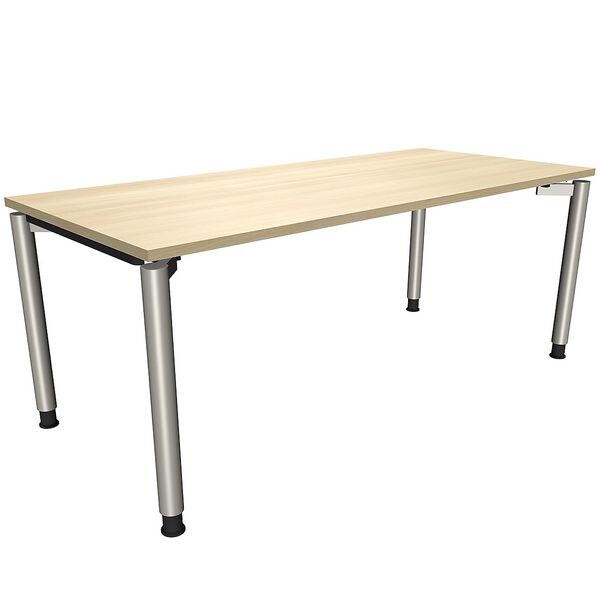 fm Büromöbel Schreibtisch »Fastline« 180 cm 4-Fuß königsahorn, 180x82x80 cm Image