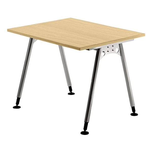 HAMMERBACHER Schreibtisch »A-Line« 80 cm braun, 80x76x80 cm