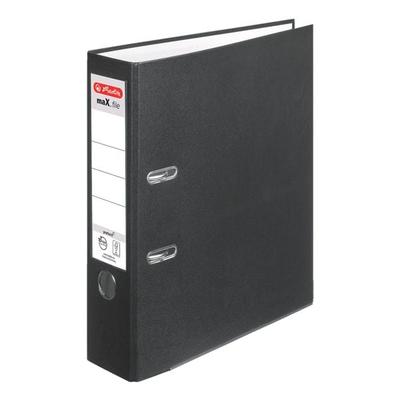Herlitz Ordner »maX.file protect« breit schwarz, 8x31.8x28.5 cm