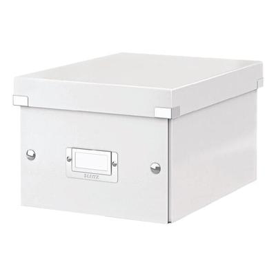 Ablagebox WOW 6043 »Click & Store« klein weiß, Leitz, 21.6x16x28.2 cm