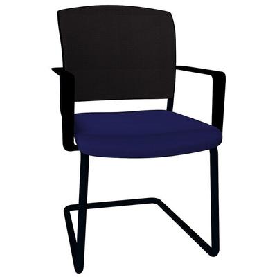 fm Büromöbel Besucherstuhl »Netgo« blau, 47x44.5 cm Image