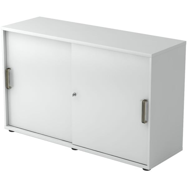 OTTO Office Premium Schiebetürenschrank »OTTO Office Line IV« 2 OH grau, 120x74.8x40 cm