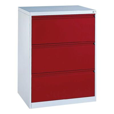 CP Hängeregistraturschrank A4 rot, 78.7x104.5 cm