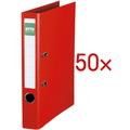 50x Ordner »Exclusive II« schmal rot, OTTO Office, 5x31.7x28.5 cm