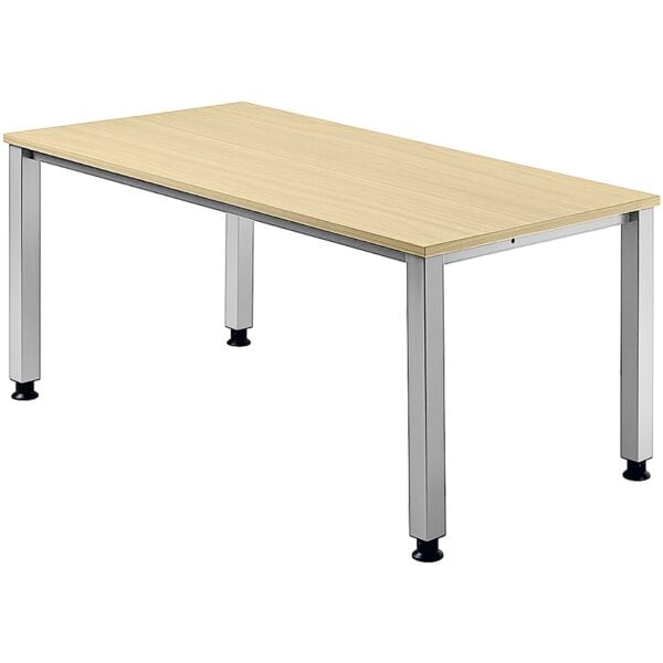 HAMMERBACHER Schreibtisch »Q-Line« 180 cm braun, 180x76x80 cm