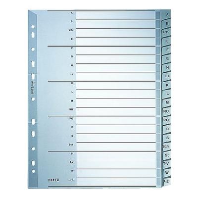 Leitz Kunststoffregister »1260« A-Z A4 Maxi grau, 23.8x29.7 cm