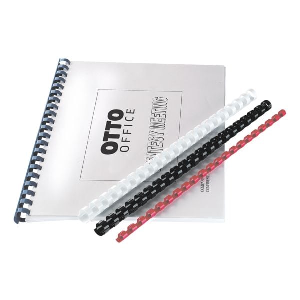 OTTO Office Plastikbinderücken - 80 Blatt schwarz Image