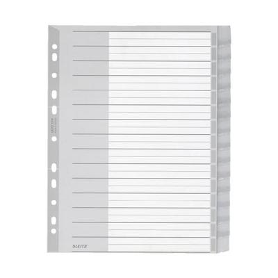 Leitz Kunststoffregister »1276« 15-teilig A4 Maxi grau, 23.8x29.7 cm