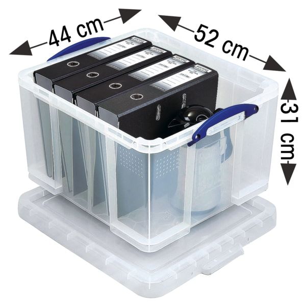 Really Useful Box Ablagebox 42 Liter transparent, 52x31x44 cm Image
