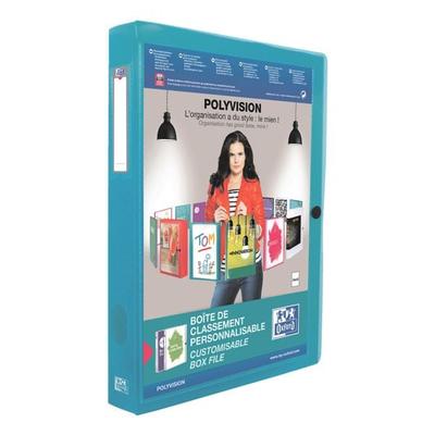 Oxford Sammelbox »Polyvision« A4 10020014 blau, 29x31.8x5 cm