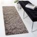 Brown/Gray 27 x 1.2 in Area Rug - Canora Grey Ellyona Abstract Gray/Beige Area Rug Polypropylene | 27 W x 1.2 D in | Wayfair