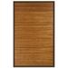 Brown 72 x 0.2 in Area Rug - World Menagerie Govinda Handmade Bamboo Slat/Seagrass Area Rug Bamboo Slat & Seagrass | 72 W x 0.2 D in | Wayfair