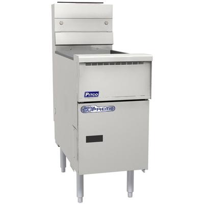 Pitco® SE14X-SSTC 40-50 lb. Solstice Electric Floor Fryer with Solid State Controls - 208V, 3 Phase, 14kW