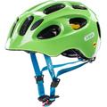 ABUS Youn-I MIPS Kids Helmet - Modern Bike Helmet for Children - for Girls and Boys - Green, Size S