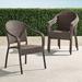 Set of 4 Cafe Curved Back Stacking Chairs - Dove - Frontgate