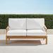 Cassara Loveseat with Cushions in Natural Finish - Rain Aruba, Standard - Frontgate