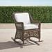 Hampton Rocking Chair in Driftwood Finish - Sailcloth Aruba, Standard - Frontgate