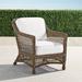 Hampton Lounge Chair in Driftwood Finish - Resort Stripe Dove, Standard - Frontgate