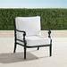 Carlisle Lounge Chair with Cushions in Onyx Finish - Rain Sailcloth Aruba, Standard - Frontgate