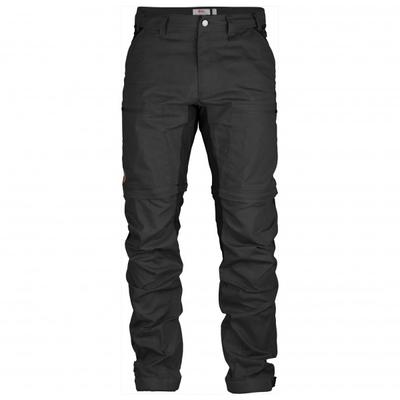 Fjällräven - Abisko Lite Trekking Zip-Off Trousers - Trekkinghose Gr 46 - Long schwarz