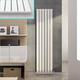 ELEGANT Radiators Vertical White Tall Single Bathroom Kitchen Designer Radiator Flat Panel 1800 x 452 mm