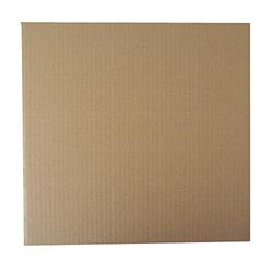 200 Brown Corrugated Cardboard Stiffener Pads Protective Sheets Boards - Approx Size 320x320mm Square - to FIT UKPS 12" Record Vinyl MAILERS ENVELOPES - Packaging MAILING Postal Postage Protection