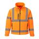 Portwest Hi-Vis Classic Softshell Jacket (3L), Size: L, Colour: Orange, S424ORRL