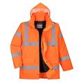 Portwest Hi-Vis Traffic Jacket, Size: XS, Colour: Orange, RT30ORRXS