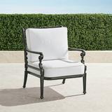 Carlisle Lounge Chair with Cushions in Slate Finish - Rain Sailcloth Salt, Standard - Frontgate