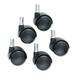 Safco Hard Floor Casters - Black