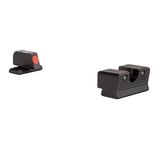 Trijicon Hd Xr Night Sights For Sig Sauer - Hd Xr Night Sight Set-Sig Sauer 9mm, 357 Sig Orange Fron