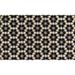 Novogratz Aloha 30" x 18" Non-Slip Outdoor Door Mat Coir in Black/Brown | Wayfair ALOHAALO10BLK1626