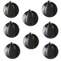 Belling Oven Cooker Hob Gas Flame Control Knob (Black, Pack of 8)