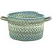 August Grove® Phoebe Fabric Basket Fabric in Green | 7.5 H x 12 W x 12 D in | Wayfair AGGR1892 37149322