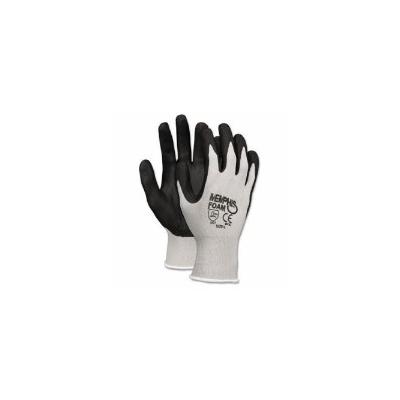 Memphis Economy Foam Nitrile Gloves, Gray/Black, Dozen (CRW9673XL)